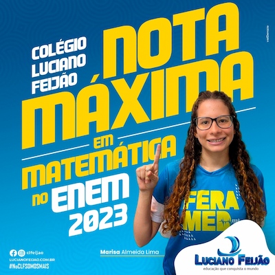 Banner Aluna CLF nota maxima matematica enem - mobile